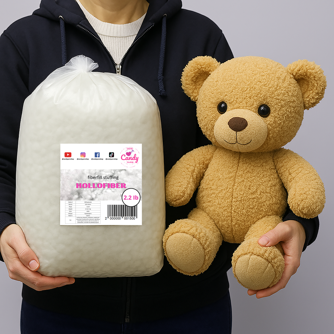 Hallofiber Stuffing - lightweight insulation for all-season comfort