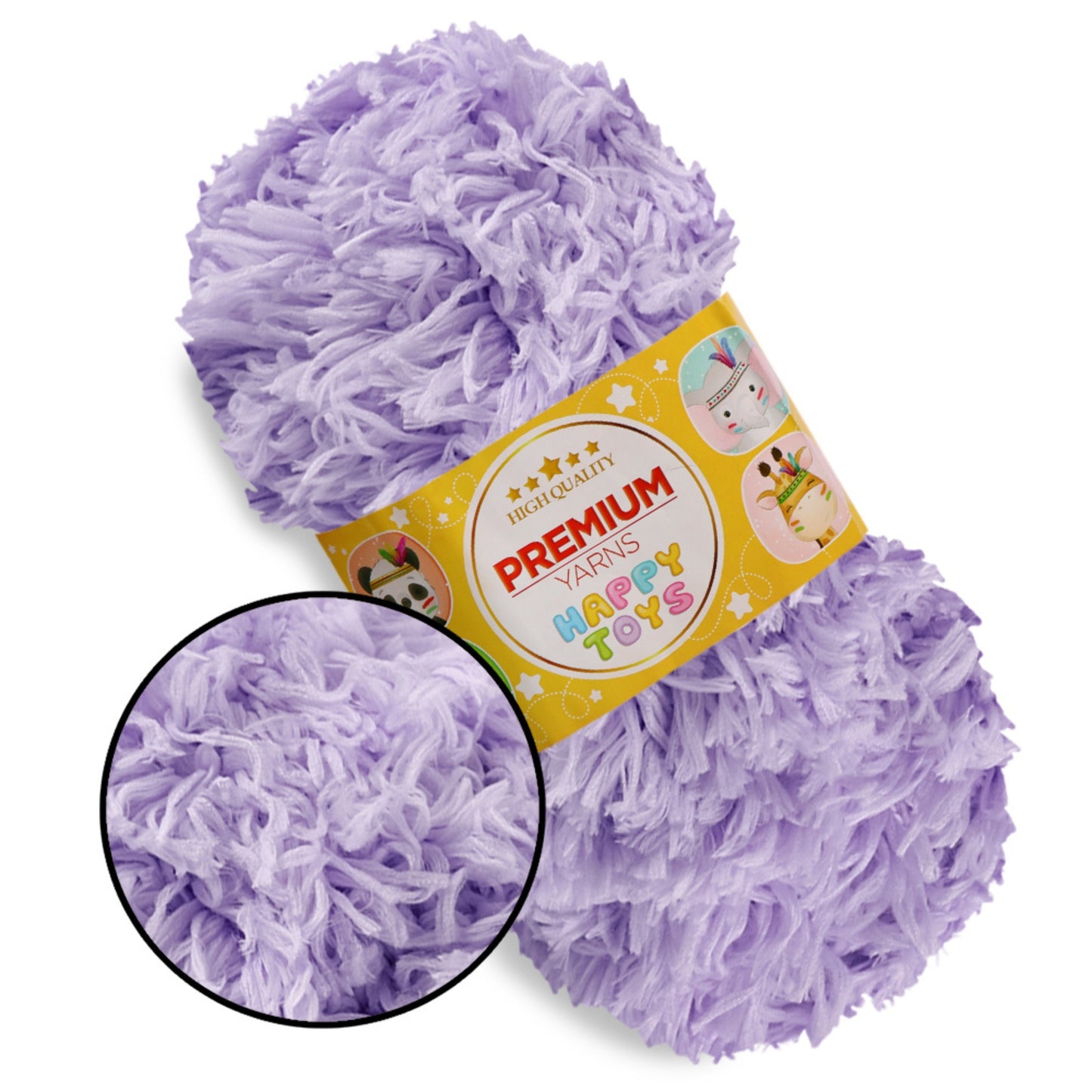 Premium Yarn Happy Toys, 5 colors, 3.5 oz / 44 yds