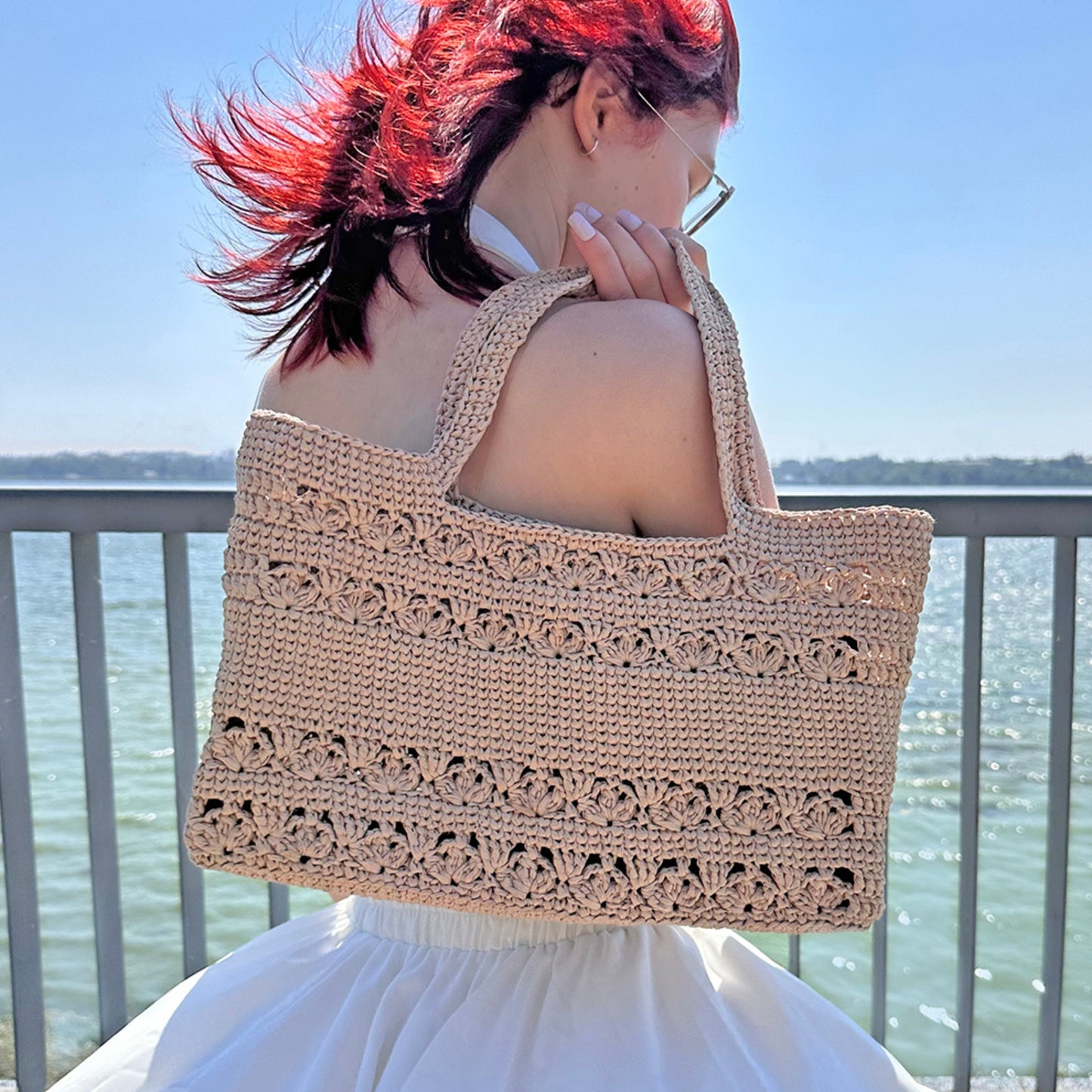 CAPRI BEACH SET Crochet Pattern (skill level intermediate)