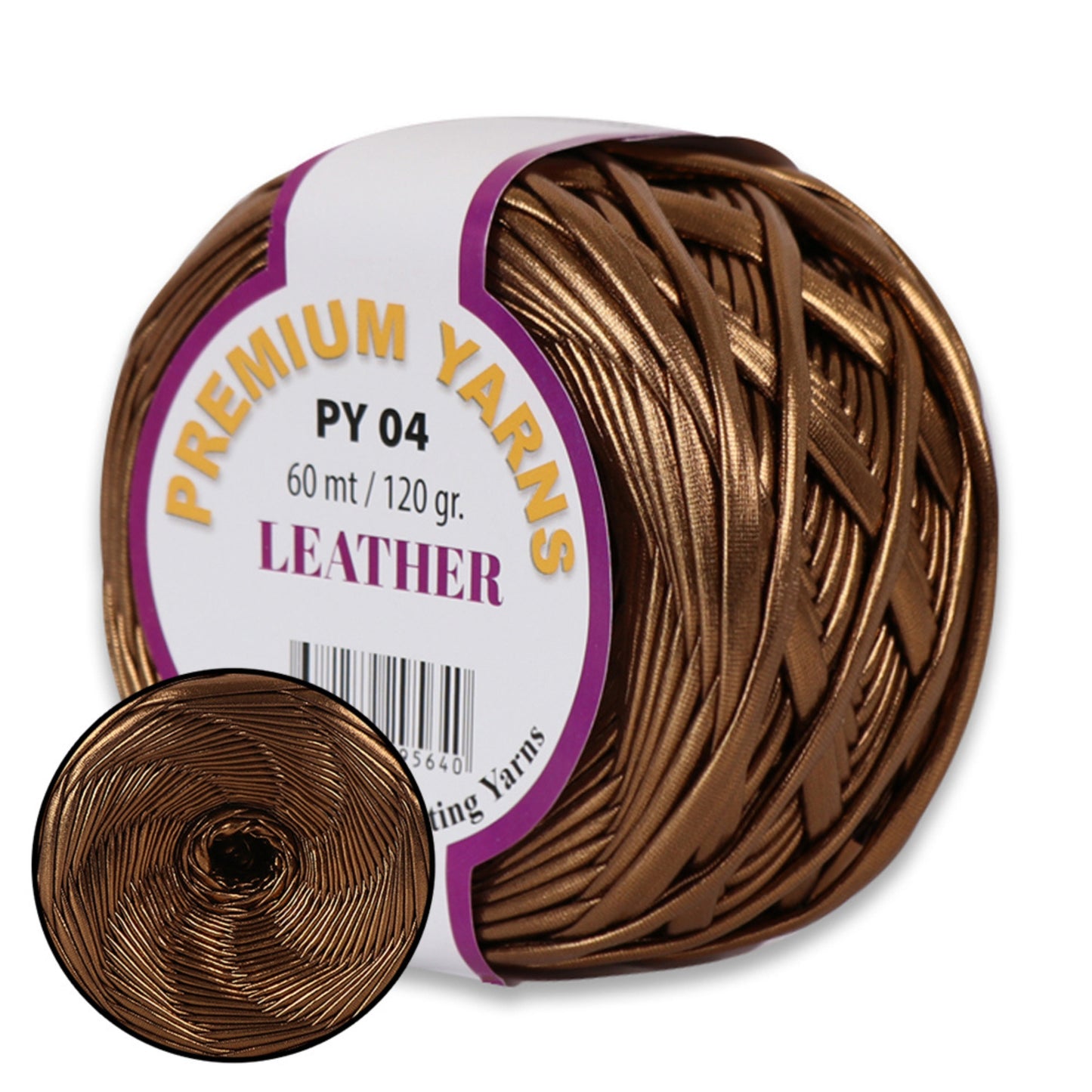 Premium Yarns Leather, 6 colors, 4.23 oz / 65.6 yards