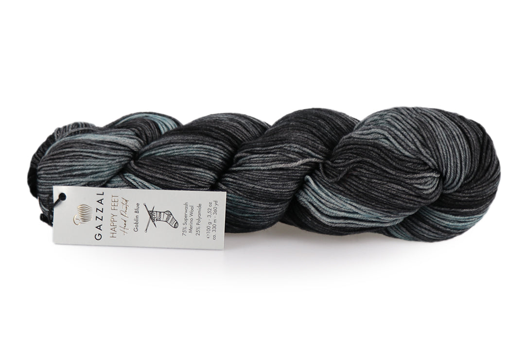 Sock Yarn Gazzal Happy Feet, 16 Colors, 3.52 oz / 437 yards