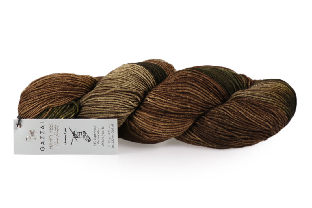 Sock Yarn Gazzal Happy Feet, 16 Colors, 3.52 oz / 437 yards