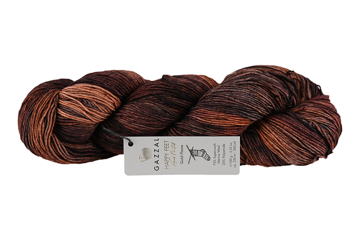 Sock Yarn Gazzal Happy Feet, 16 Colors, 3.52 oz / 437 yards