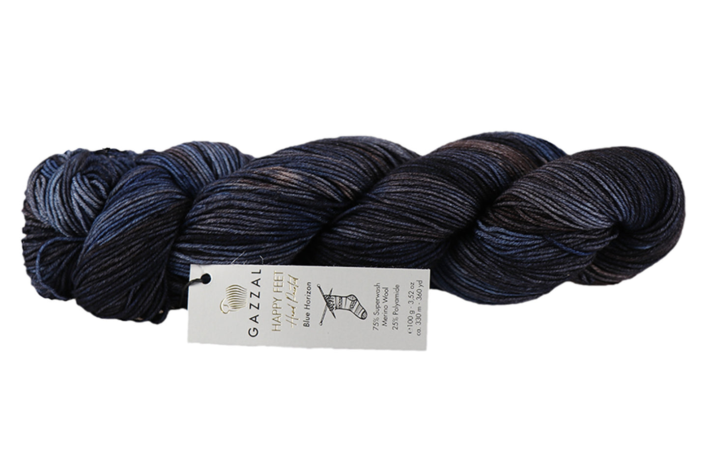Sock Yarn Gazzal Happy Feet, 16 Colors, 3.52 oz / 437 yards