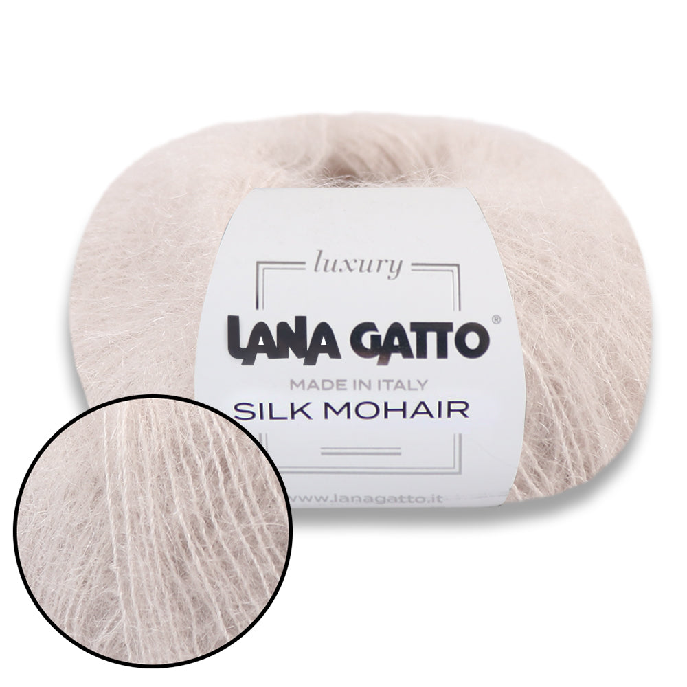 Lana Gatto Silk Mohair, 17 colors, 0.88 oz / 232 yds