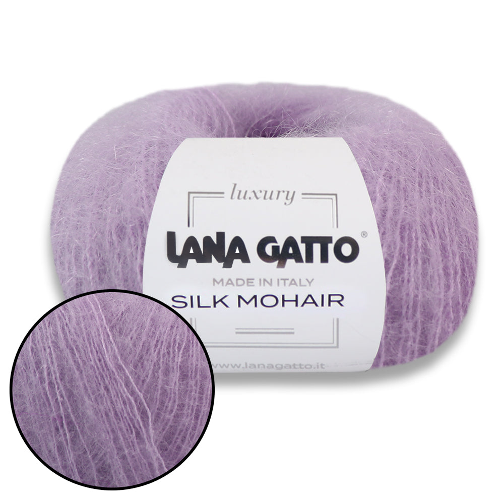 Lana Gatto Silk Mohair, 17 colors, 0.88 oz / 232 yds