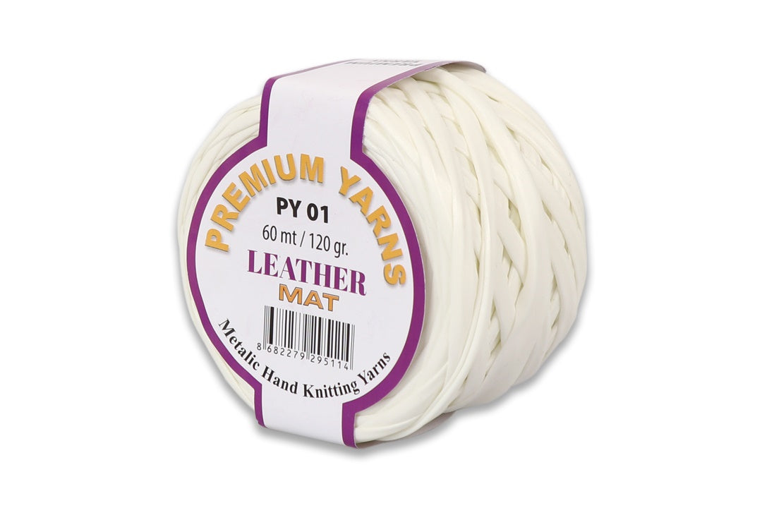 Premium Yarns Leather Mat, 7 colors, 4.2 oz / 66 yards