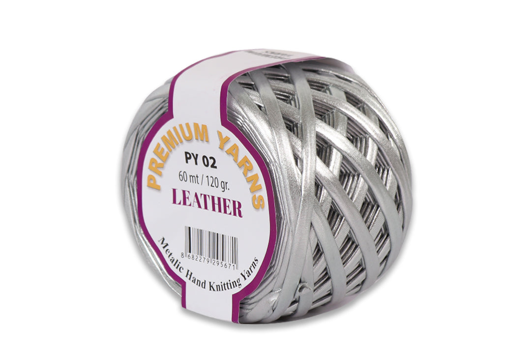Premium Yarns Leather, 6 colors, 4.23 oz / 65.6 yards
