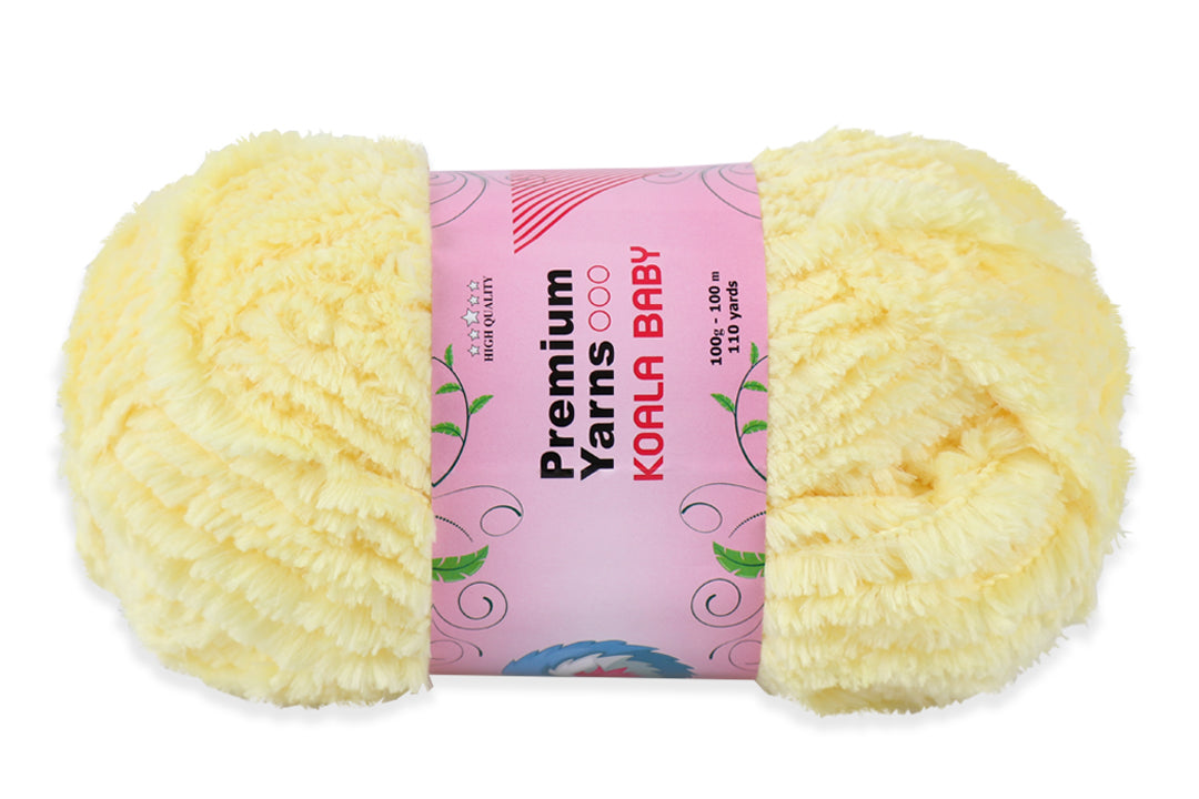 Faux Fur Yarn, 13 Colors, 0.35 oz / 109 yards