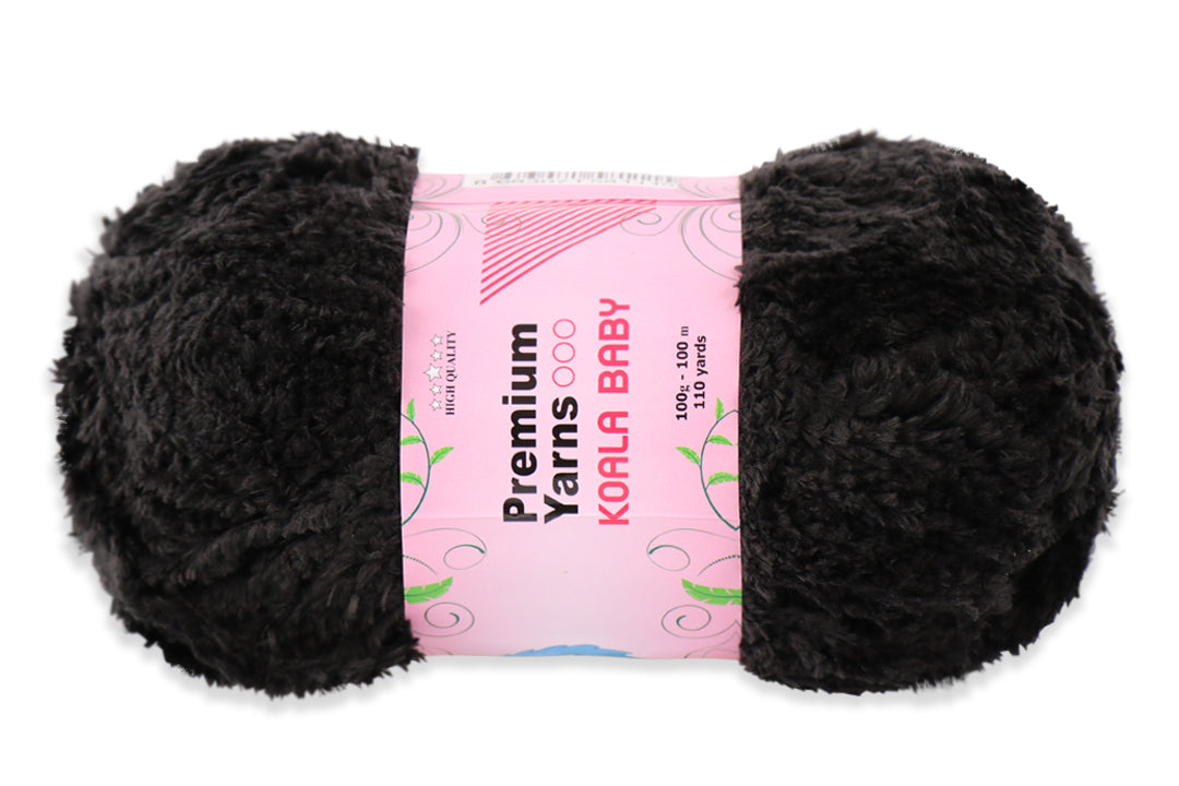 Faux Fur Yarn, 13 Colors, 0.35 oz / 109 yards