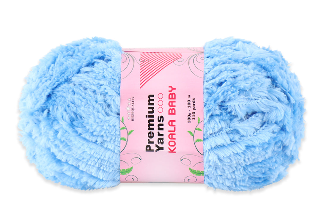 Faux Fur Yarn, 13 Colors, 0.35 oz / 109 yards