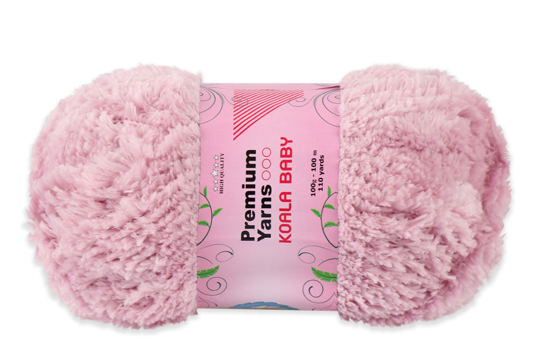 Faux Fur Yarn, 13 Colors, 0.35 oz / 109 yards
