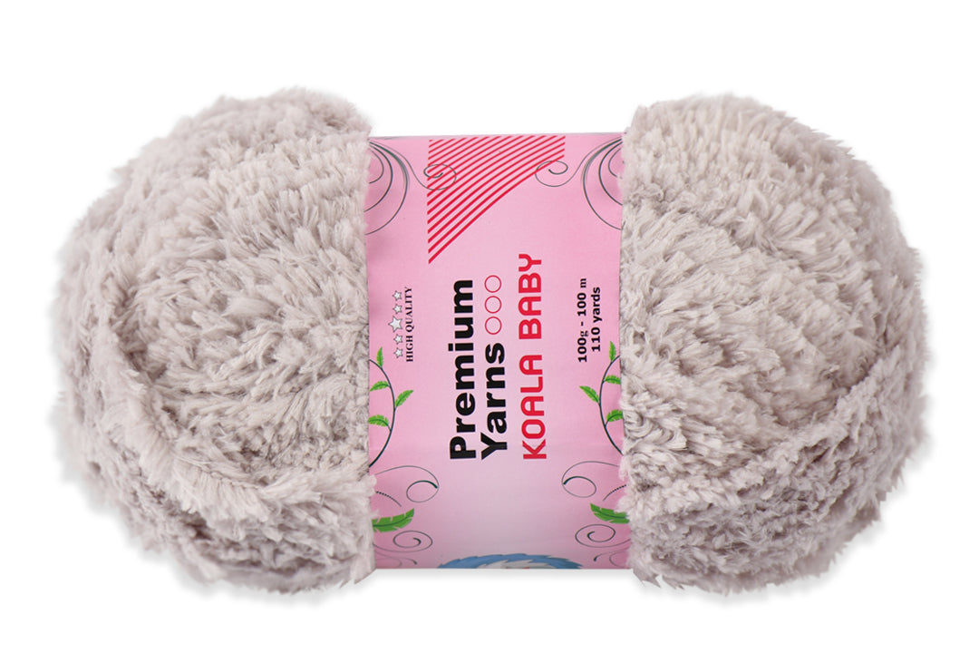 Faux Fur Yarn, 13 Colors, 0.35 oz / 109 yards