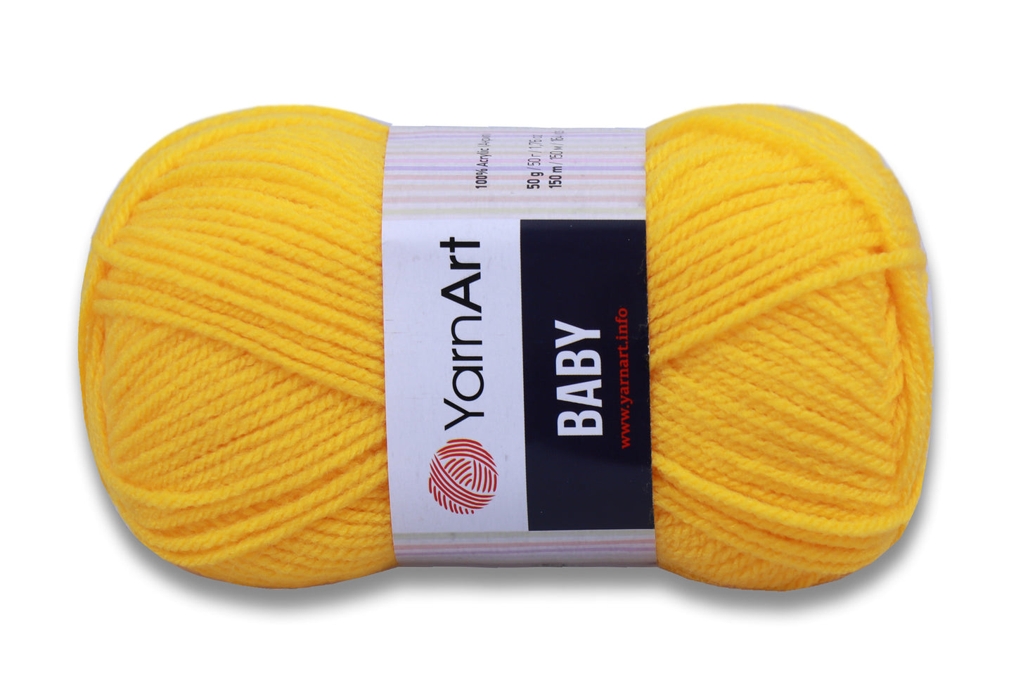 YarnArt Baby, Soft Acrylic Yarn, 40 Colors, 1.75 oz / 165 yds