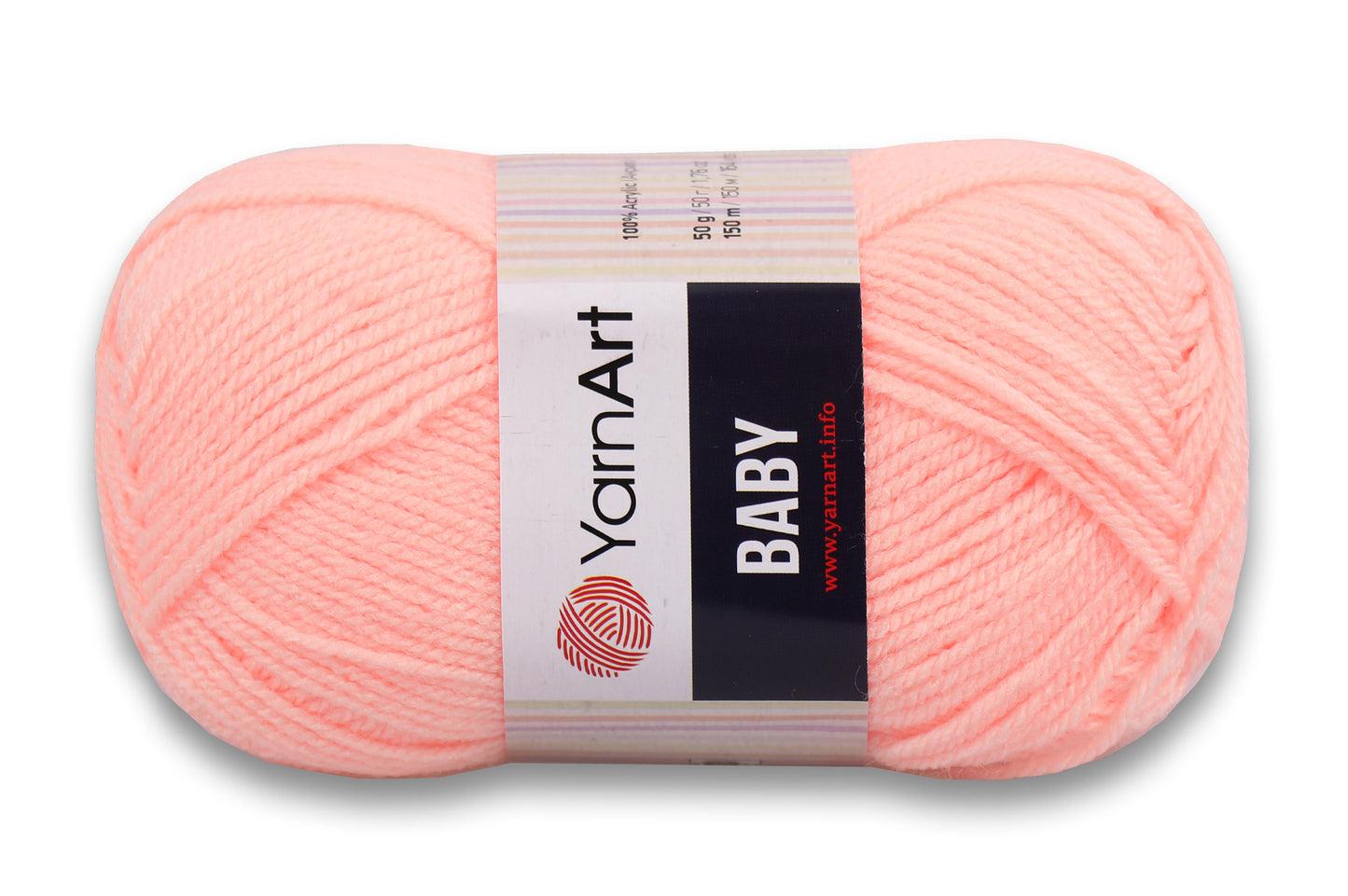 YarnArt Baby, Soft Acrylic Yarn, 40 Colors, 1.75 oz / 165 yds
