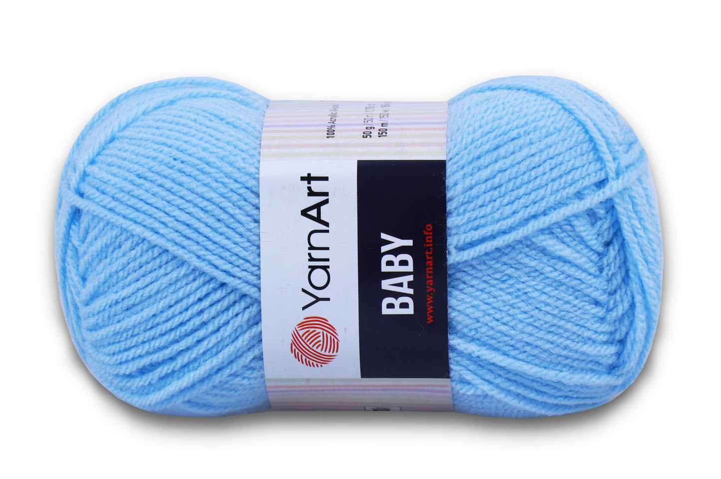 YarnArt Baby, Soft Acrylic Yarn, 40 Colors, 1.75 oz / 165 yds