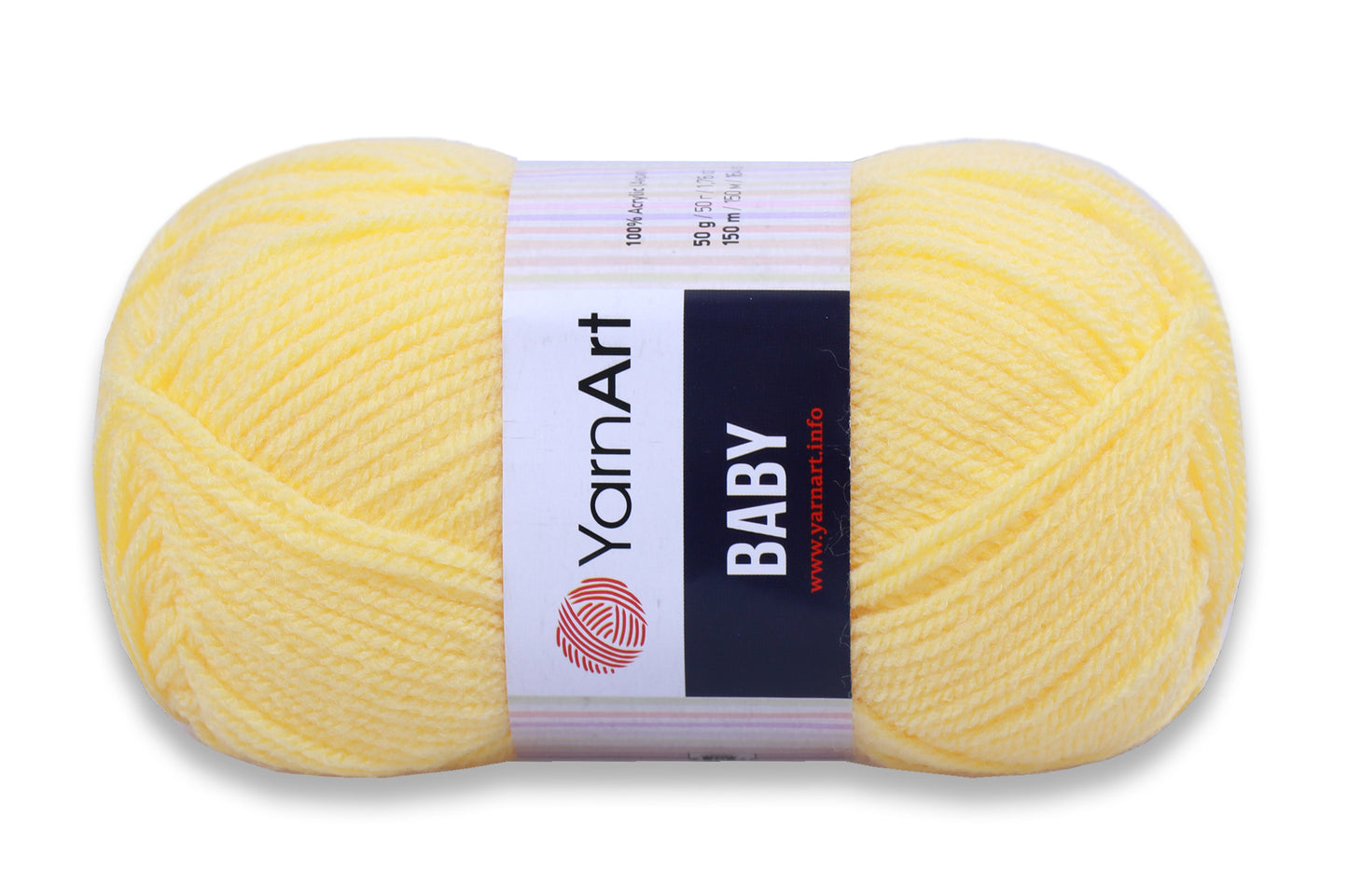 YarnArt Baby, Soft Acrylic Yarn, 40 Colors, 1.75 oz / 165 yds