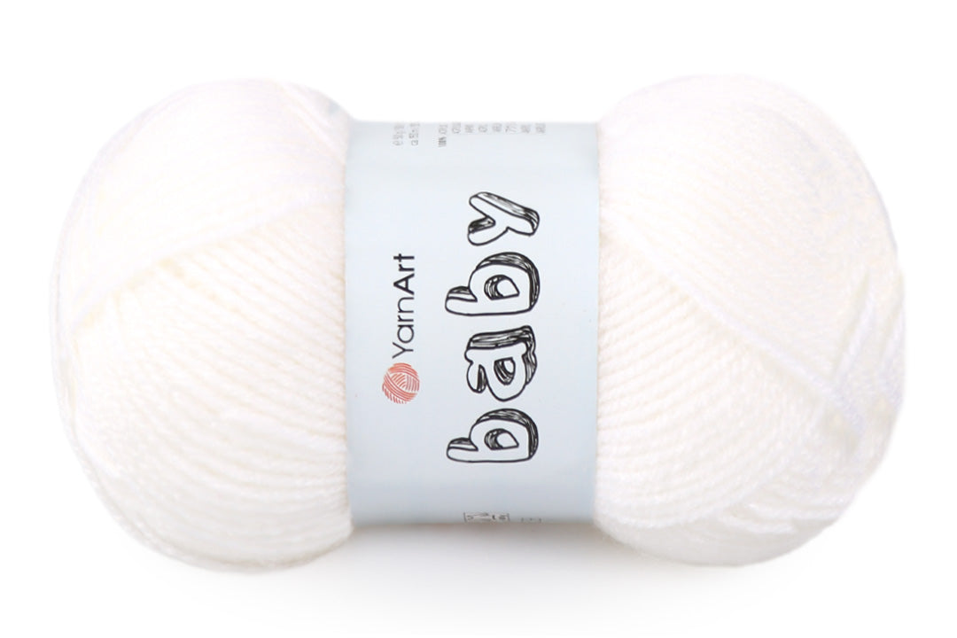 YarnArt Baby, Soft Acrylic Yarn, 40 Colors, 1.75 oz / 165 yds