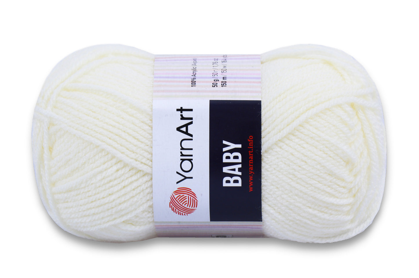 YarnArt Baby, Soft Acrylic Yarn, 40 Colors, 1.75 oz / 165 yds