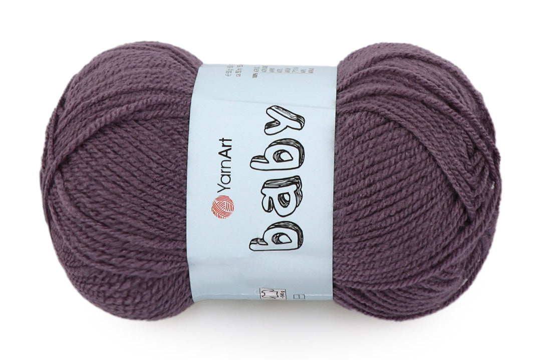 YarnArt Baby, Soft Acrylic Yarn, 40 Colors, 1.75 oz / 165 yds