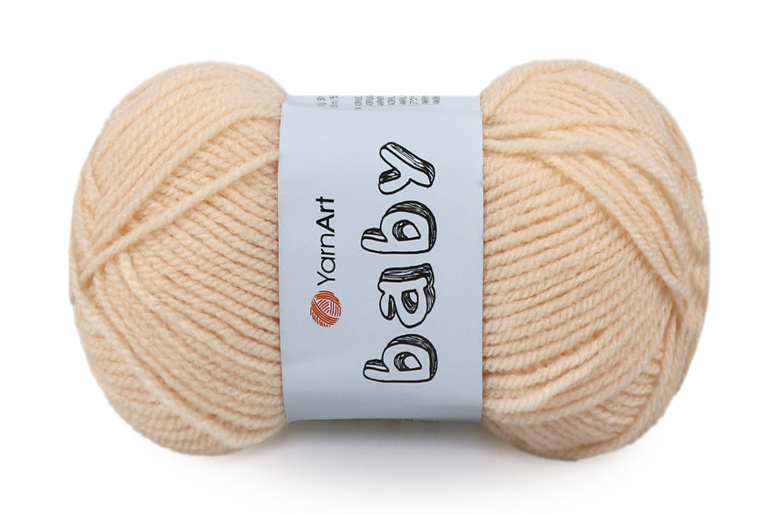YarnArt Baby, Soft Acrylic Yarn, 40 Colors, 1.75 oz / 165 yds