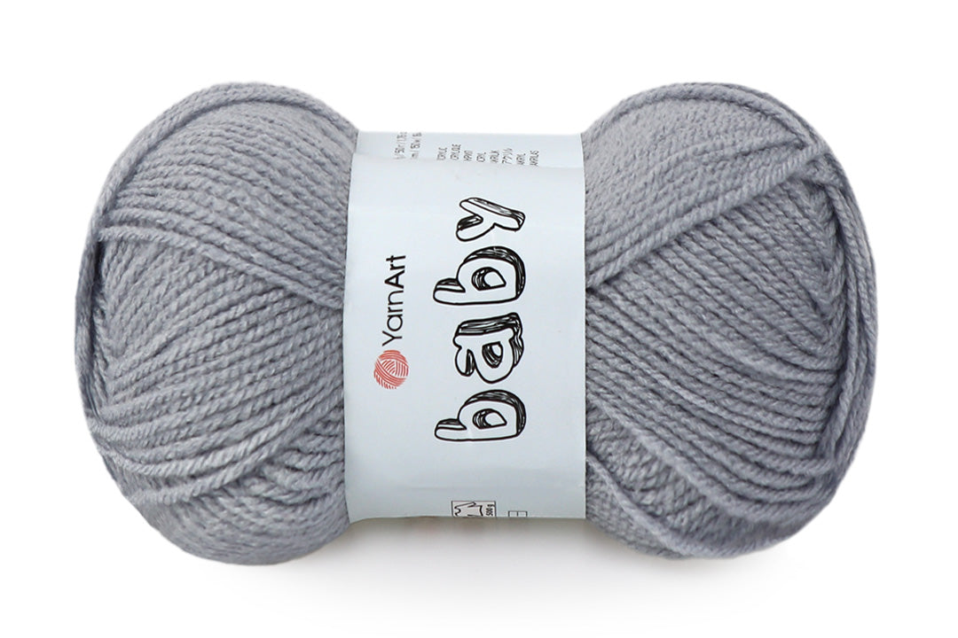 YarnArt Baby, Soft Acrylic Yarn, 40 Colors, 1.75 oz / 165 yds