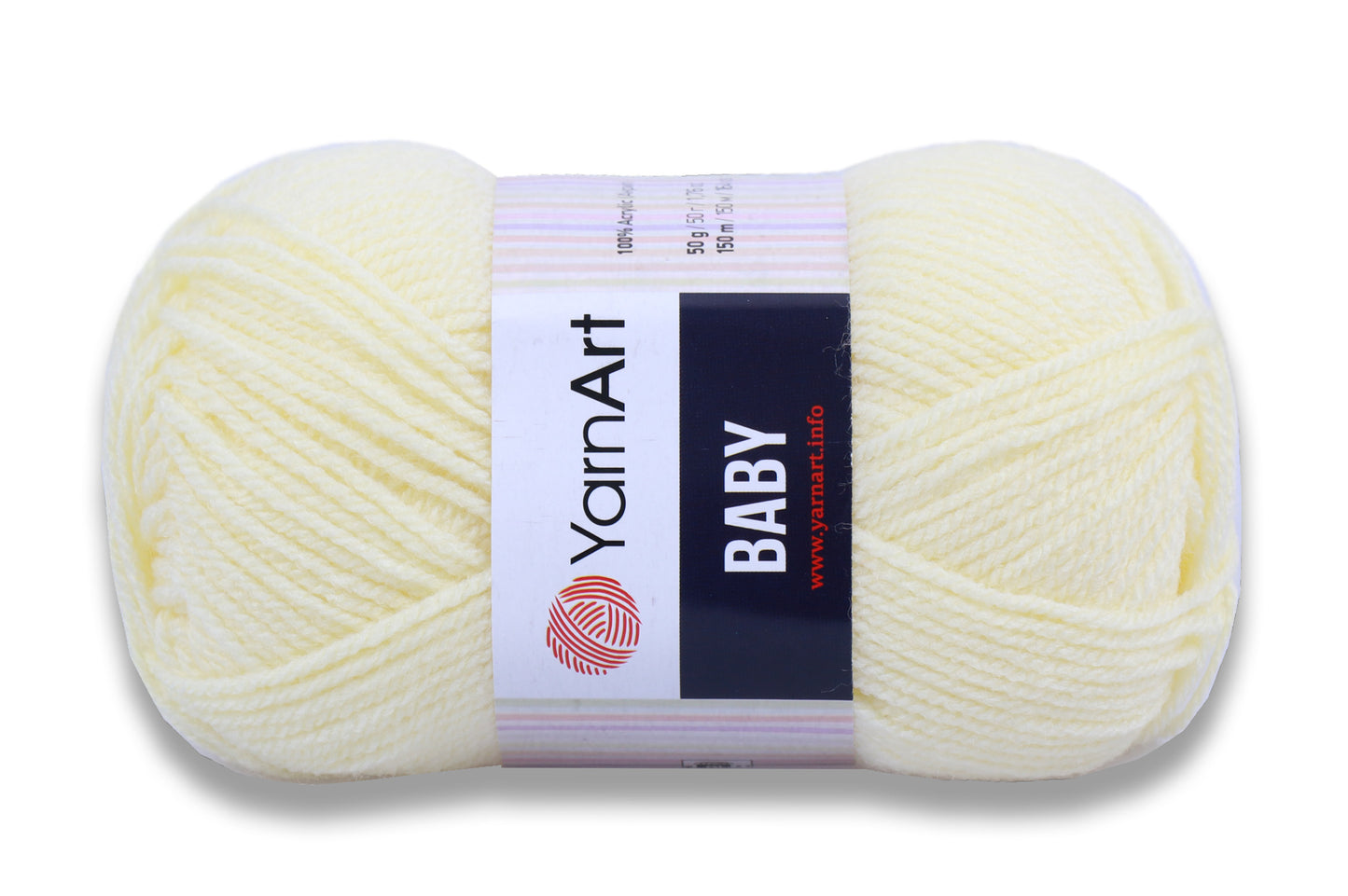 YarnArt Baby, Soft Acrylic Yarn, 40 Colors, 1.75 oz / 165 yds