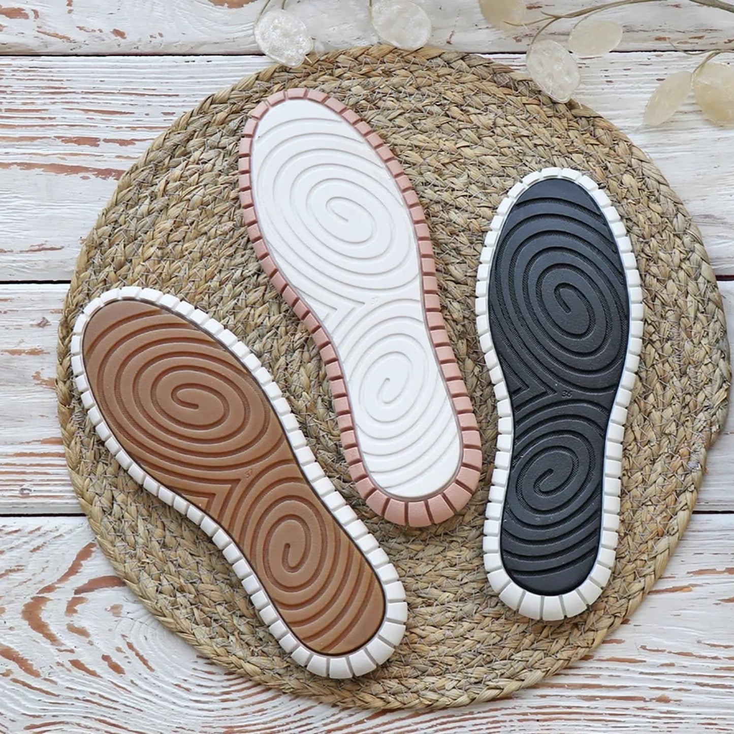 RUBBER SOLES sizes 36 - 40. Soles for crochet. Mens women teenage shoes. Soles for crochet slippers. Replacement soles. Different colors.