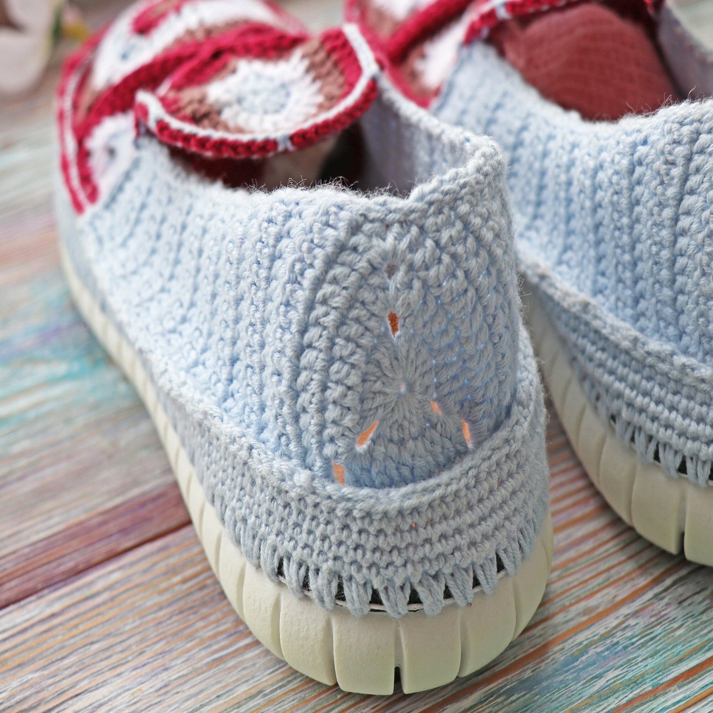 Crochet pattern Shoes, US standard terms, Skill level beginner