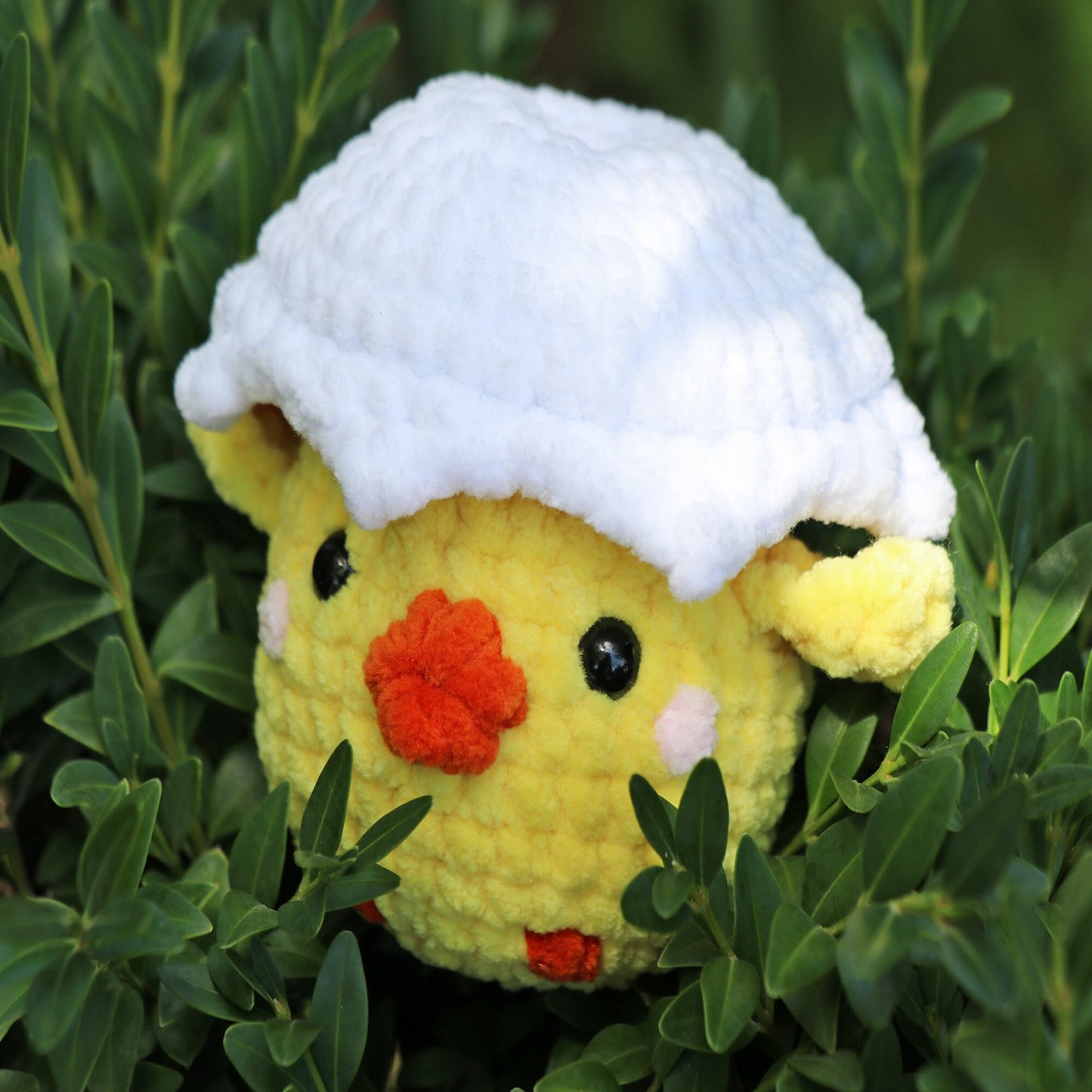 Crochet pattern No Sew Chicken, US standard terms, Skill level beginner