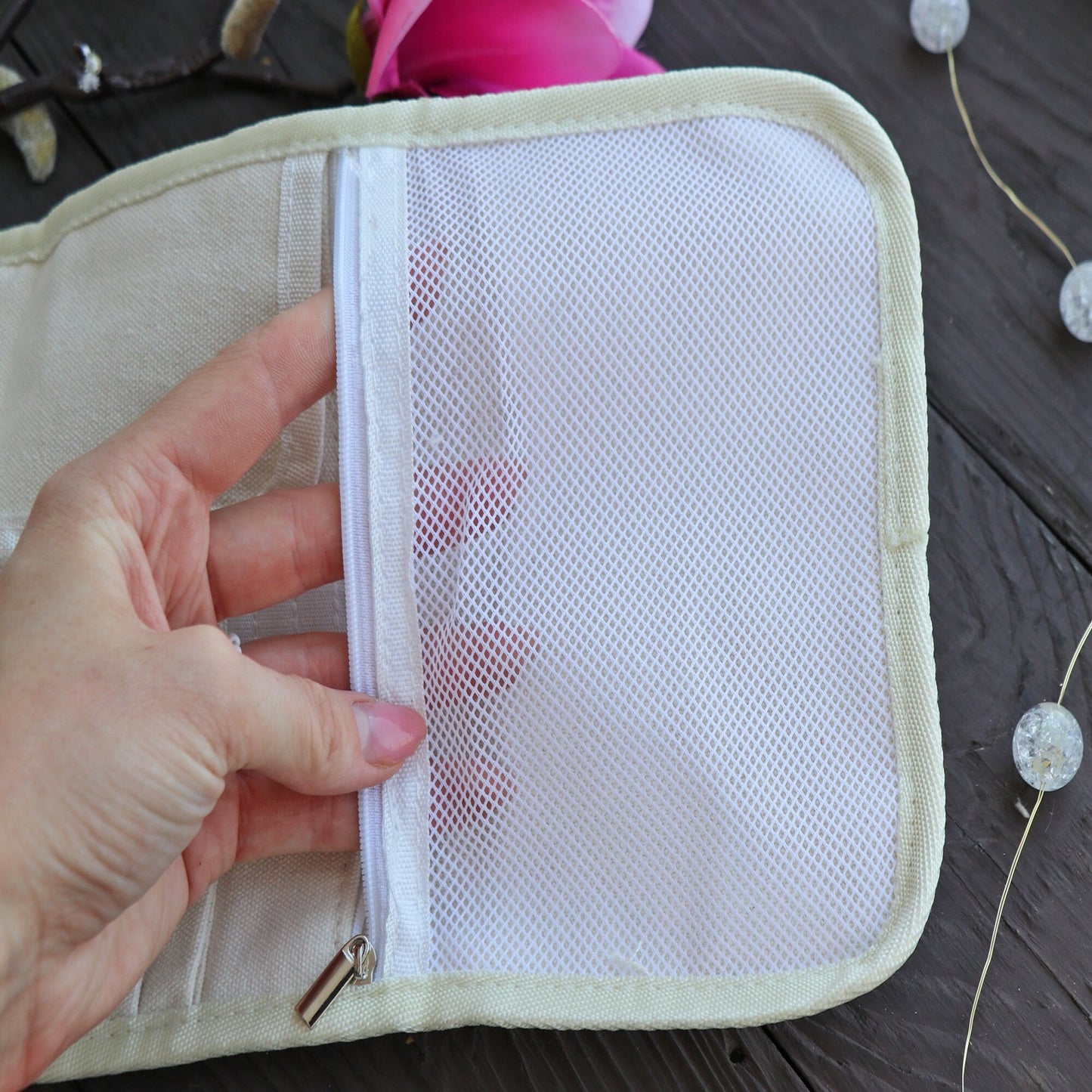 Textile Hook Case Clutch Organizer