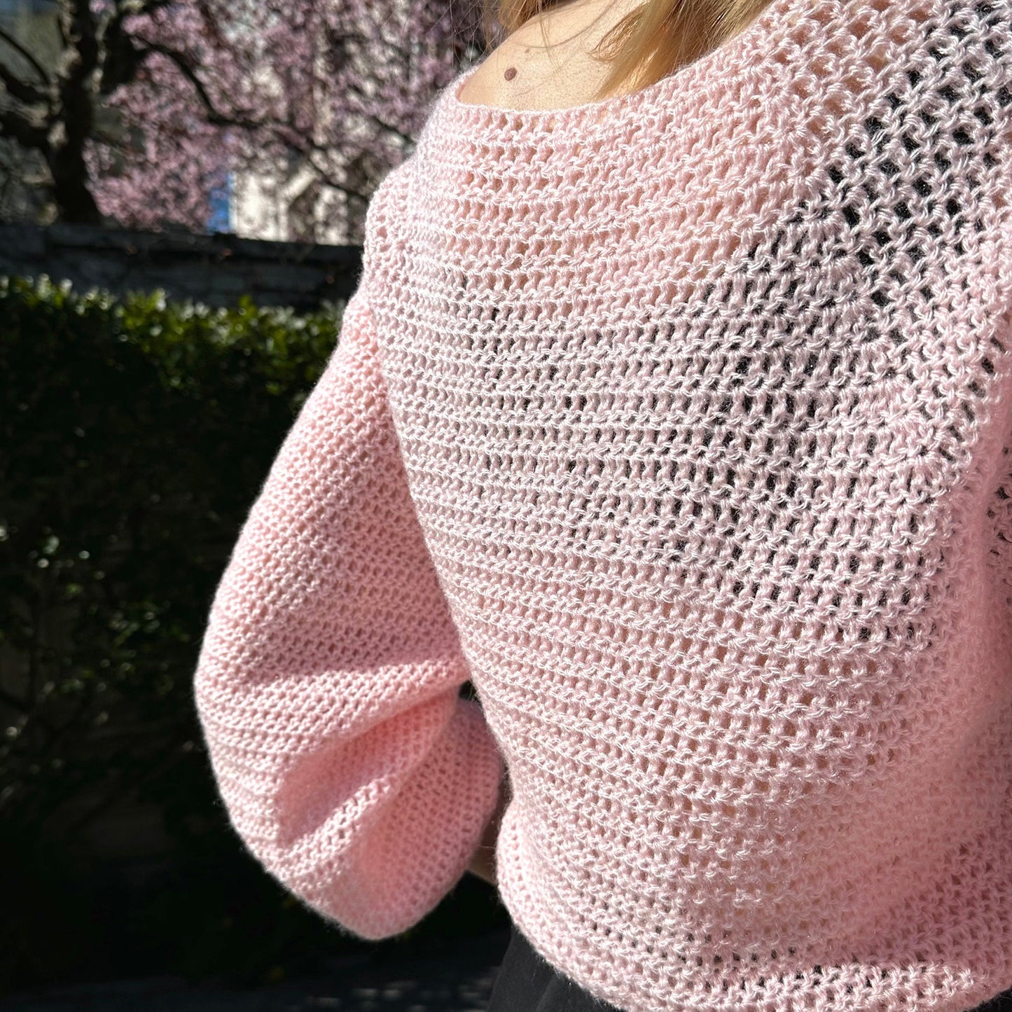 CROCHET PATTERN, Mesh Top Down Sweater, Women's Crochet Sweater Pattern, Crochet Pattern, Crochet, Pattern, Mesh, Sweater, Sizes S-L