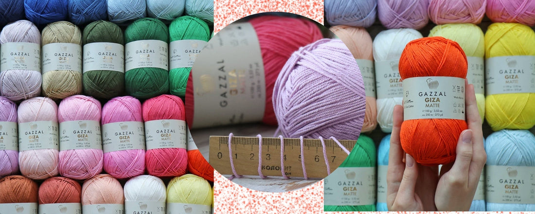 Gazzal Giza Matte – Premium Mercerized Cotton Yarn