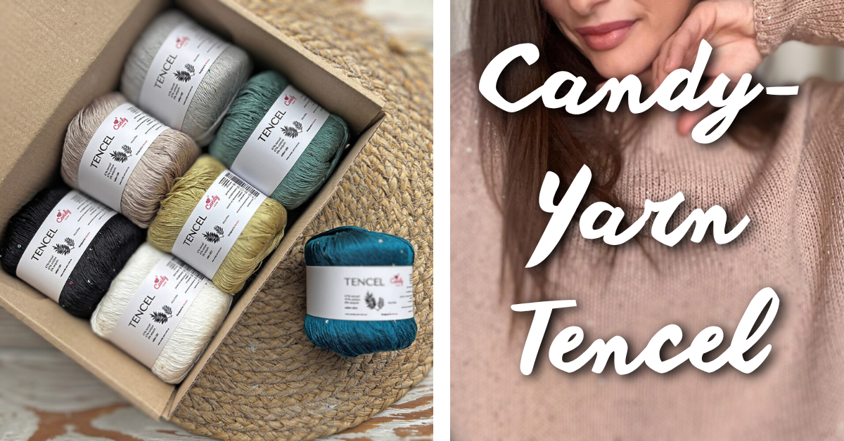 Say Hello to Candy-Yarn Tencel - Soft, Shiny, and Sustainable