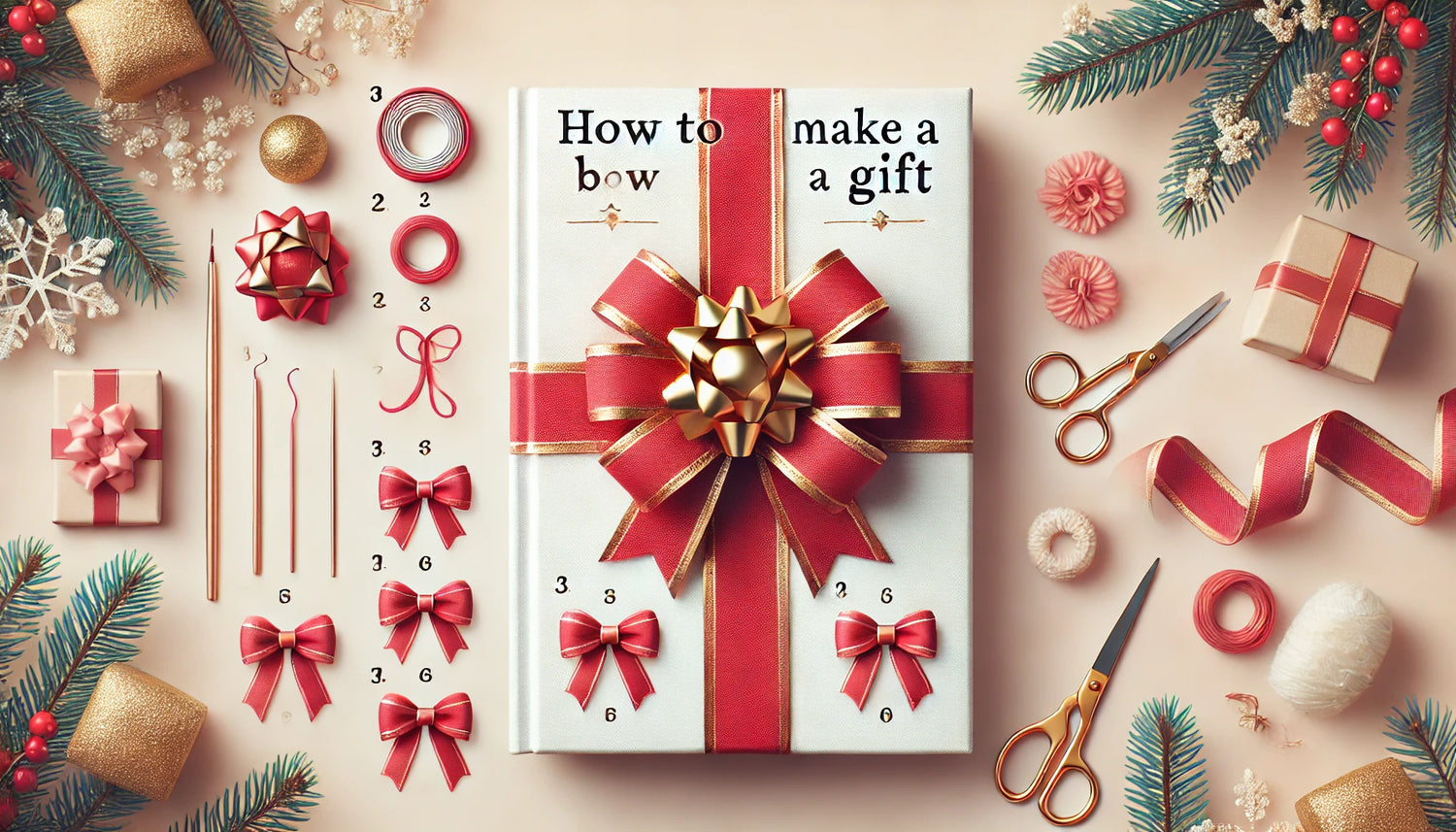How to make a bow for a gift