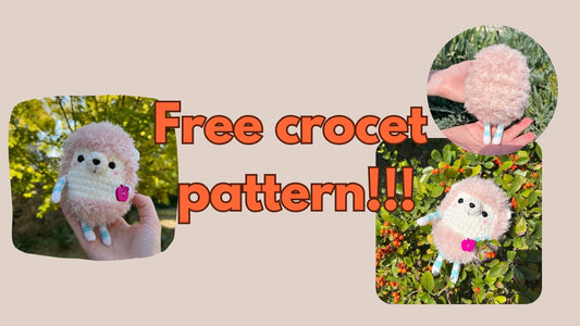 FREE AMIGURUMI PATTERN - Cute crochet little hedgehog