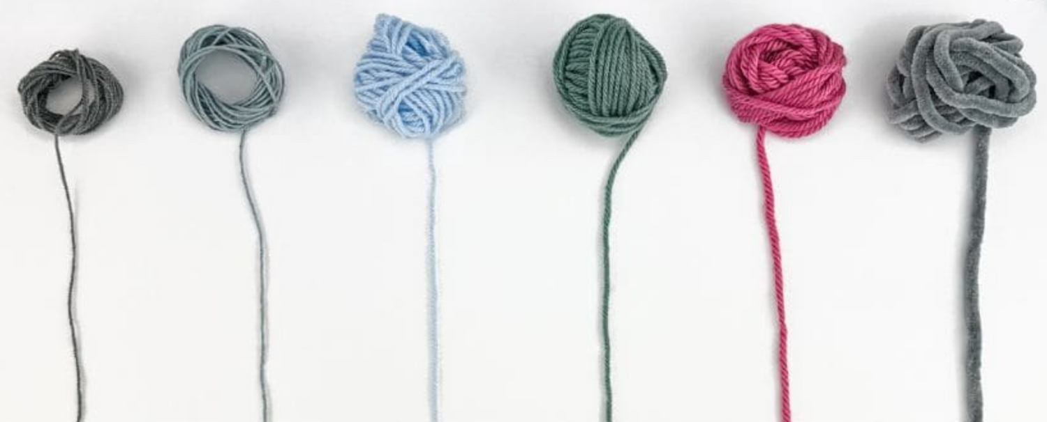 Confused by yarn weight numbers? Learn what lace, worsted, bulky, and jumbo yarns mean in this easy guide for beginners. Find the perfect yarn weight for your next project at Candy Yarn — shipping worldwide from Ukraine.