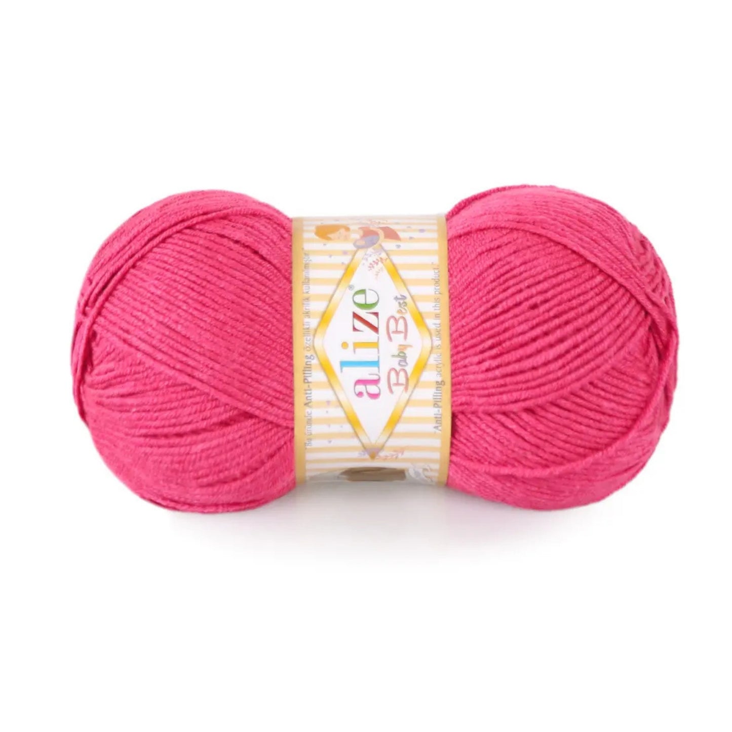 Alize Baby Best, 65 colors, 3.53 oz / 262 yds