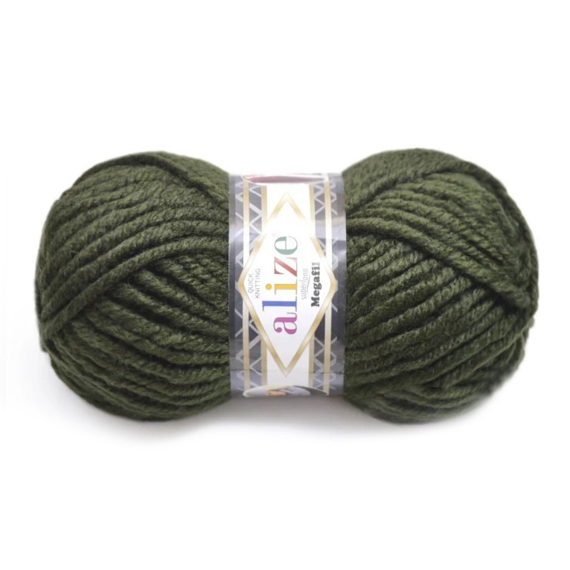 Alize Megafil Super Lana, 16 colors, 3.5 oz / 60 yds