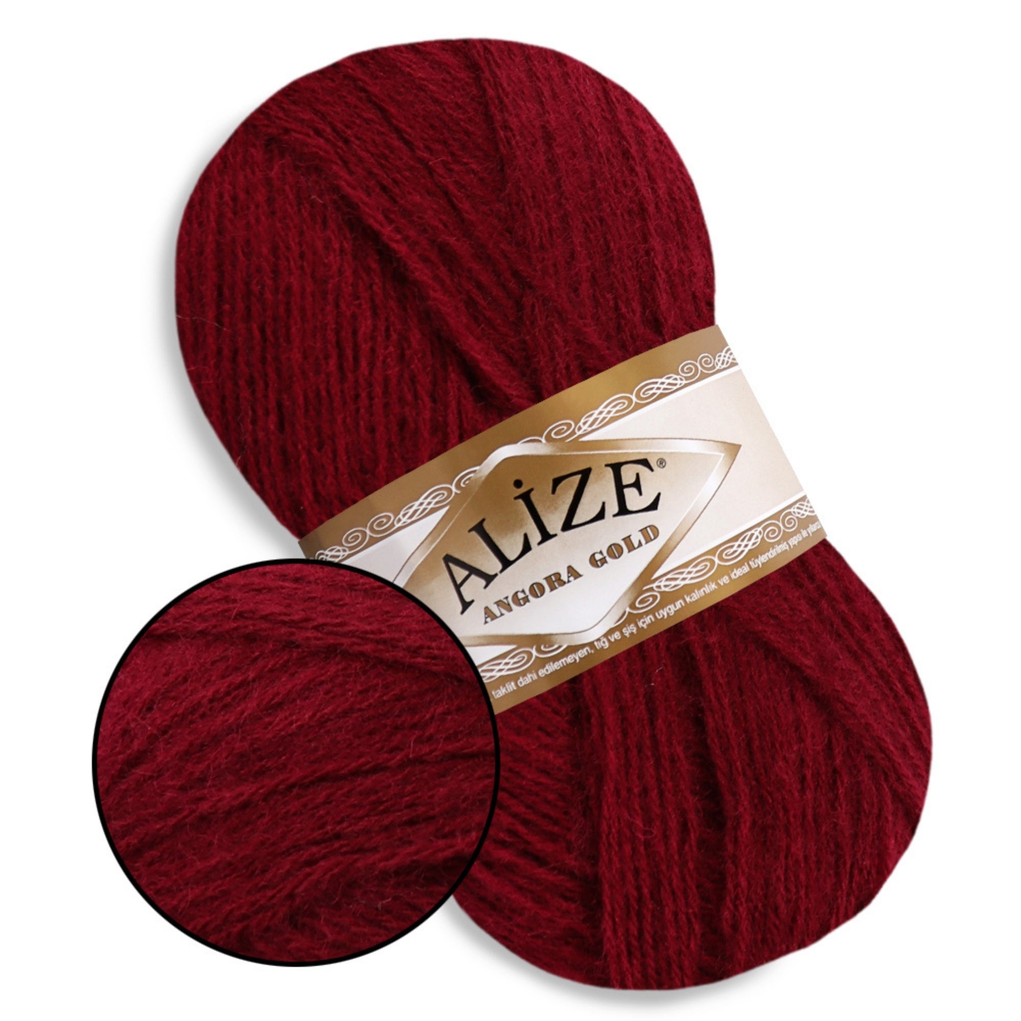 Alize Angora Gold, 56 colors, 3.53 oz / 601 yds