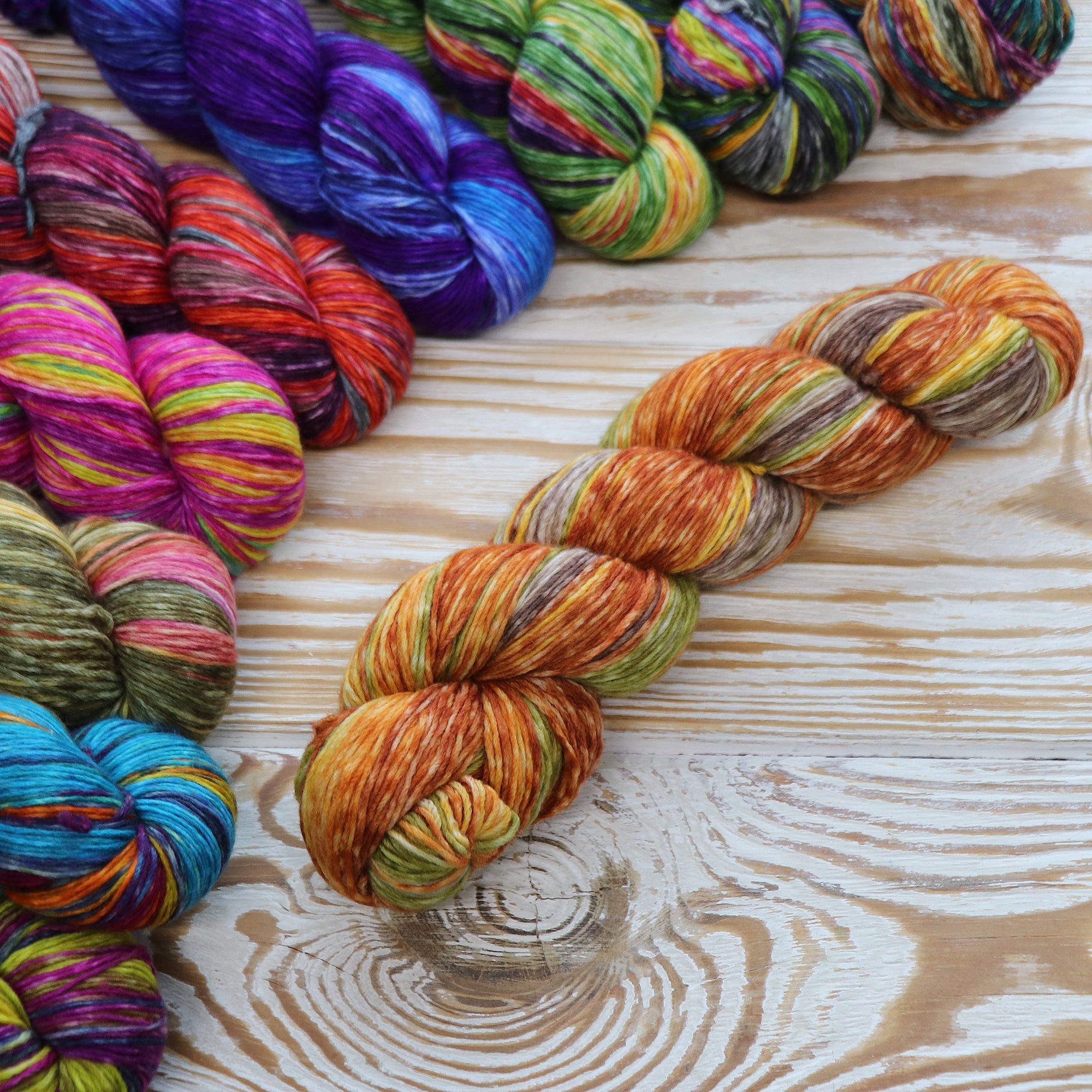 Sock Yarn Hand Dyed 3.53 oz / 437 yds