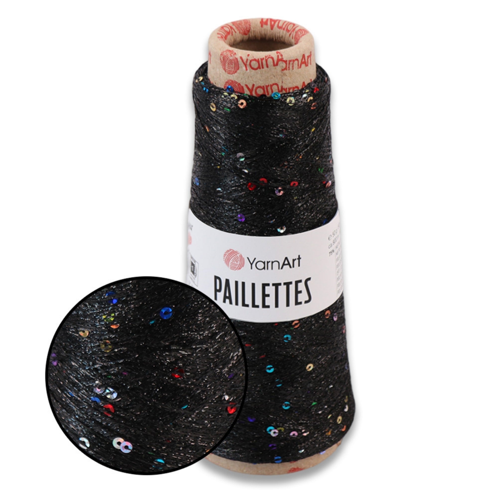 YarnArt Paillettes, 10 colors, 1.76 oz / 207 yds