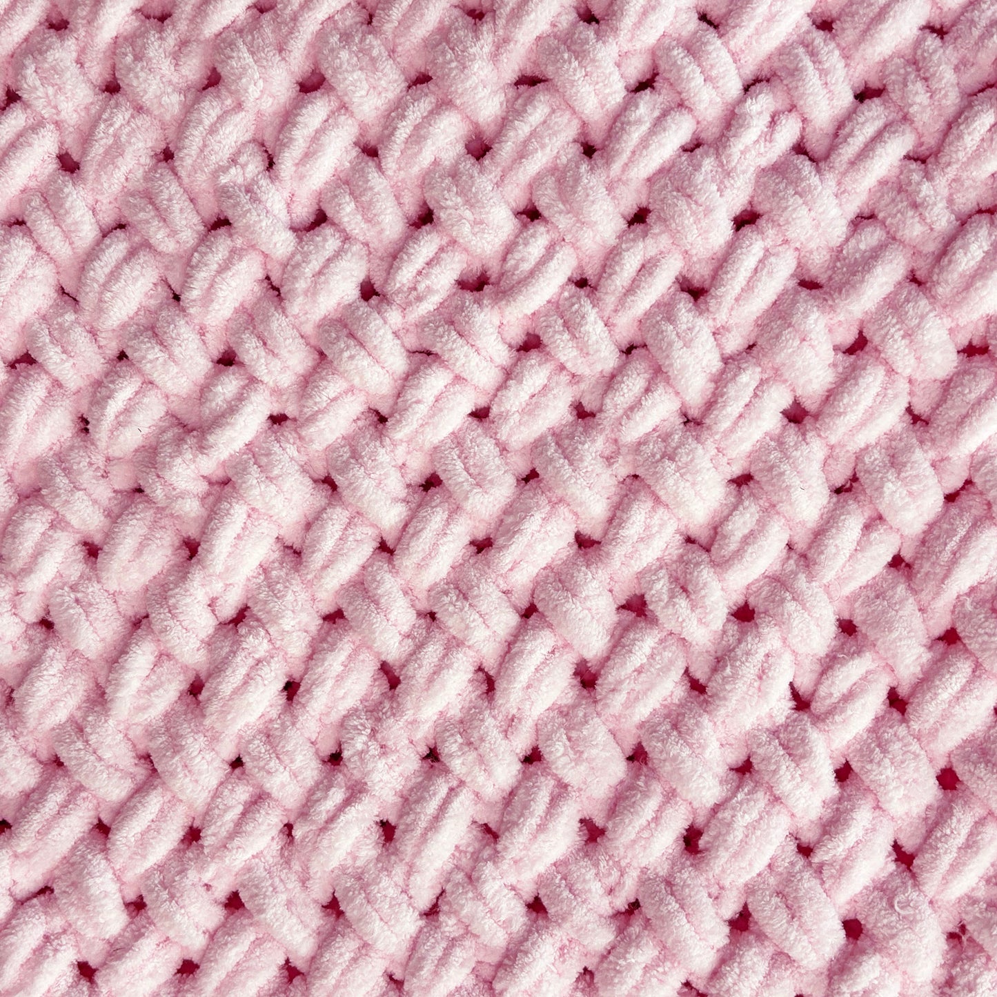 COZY BABY BLANKET Finger Knitting Pattern (skill level Beginner)