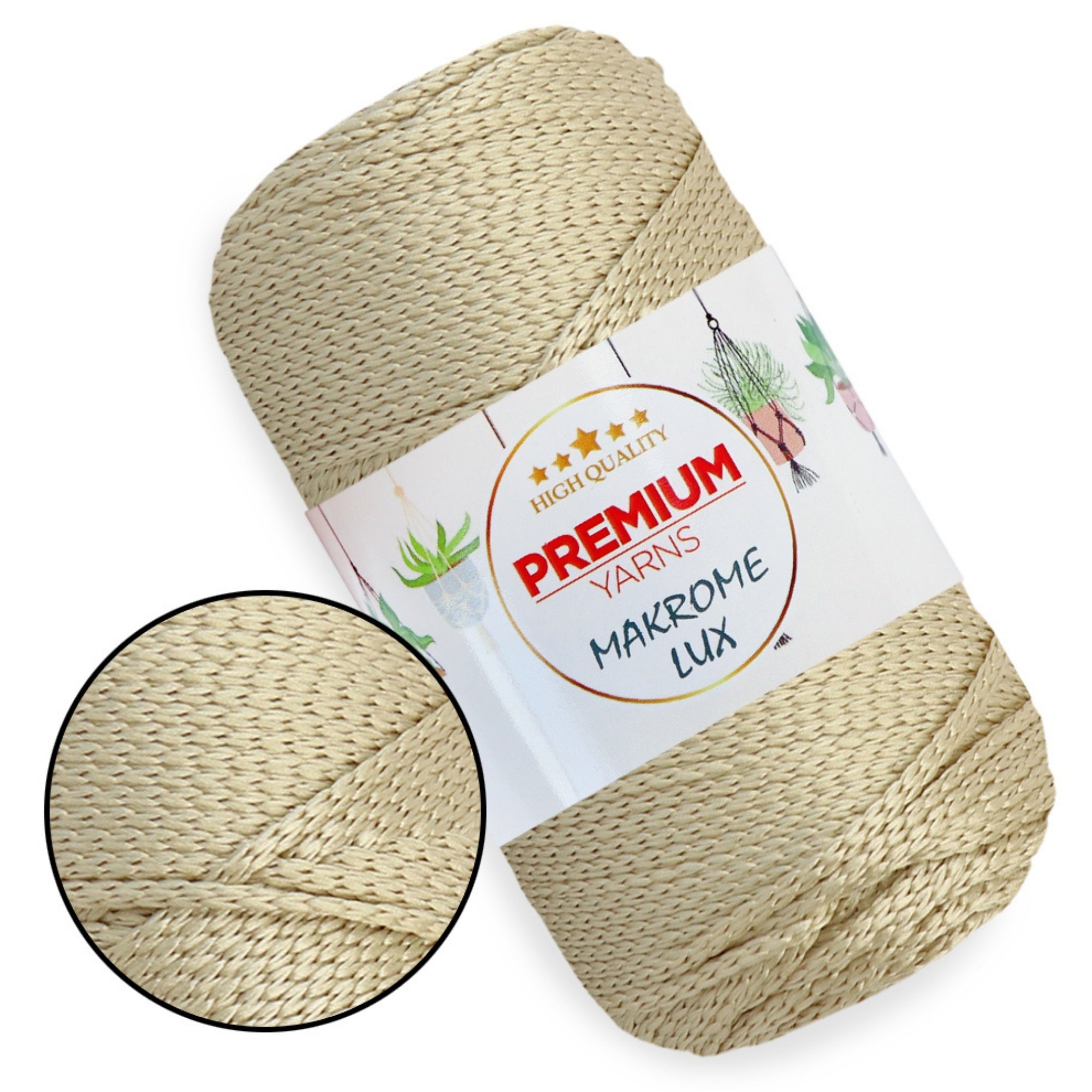 Premium Yarns Makrome Lux, 16 colors, 3.52 oz / 197 yds