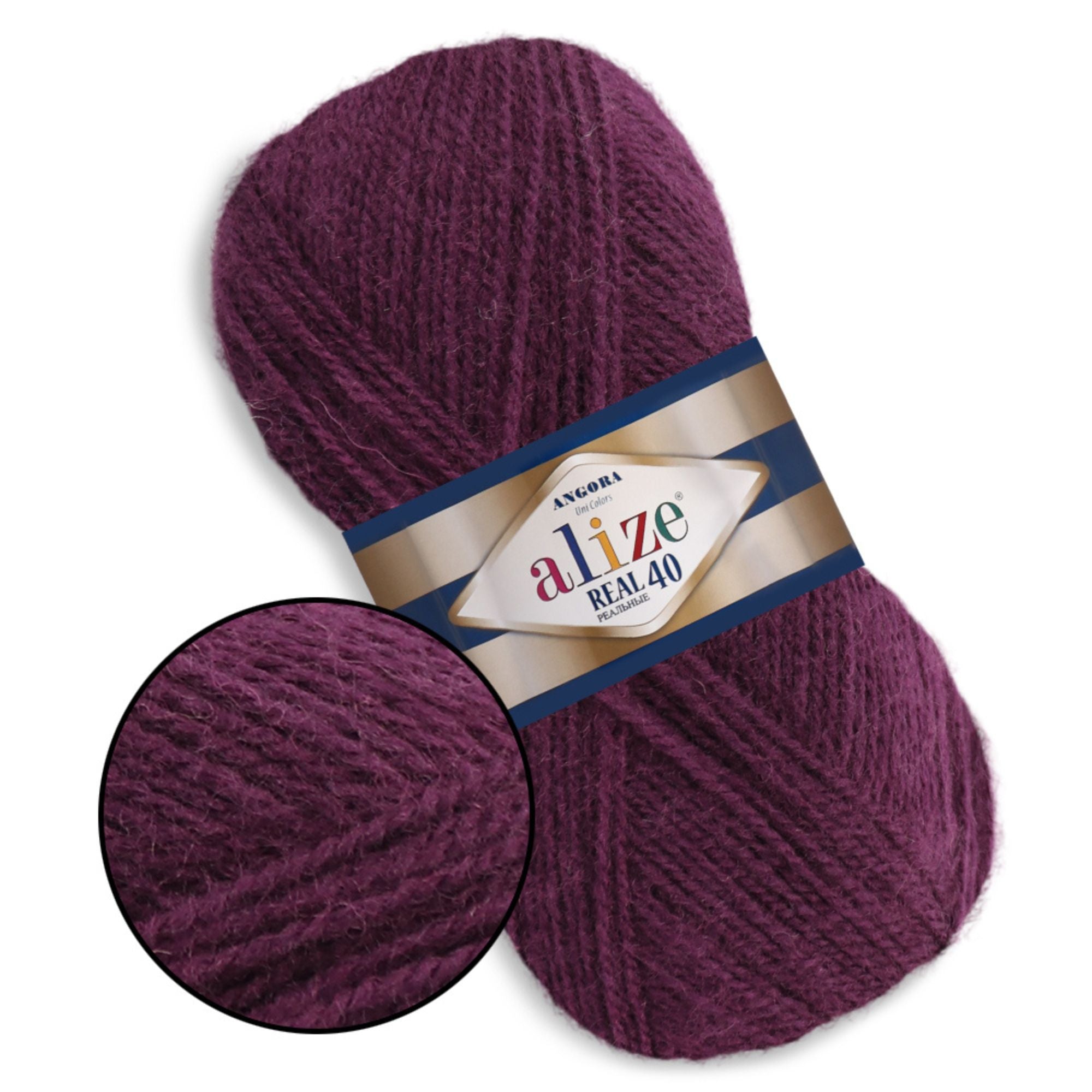 Alize Angora Real 40, 36 colors, 3.5 oz / 525 yds