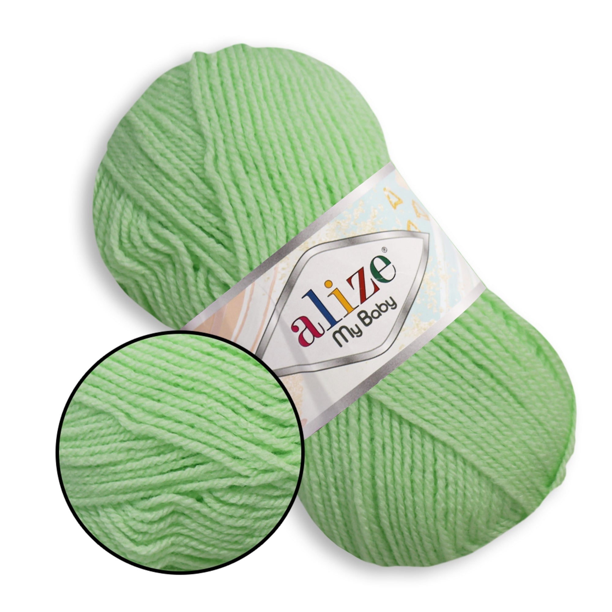 Alize My Baby, 42 colors, 4.1 oz / 394 yds