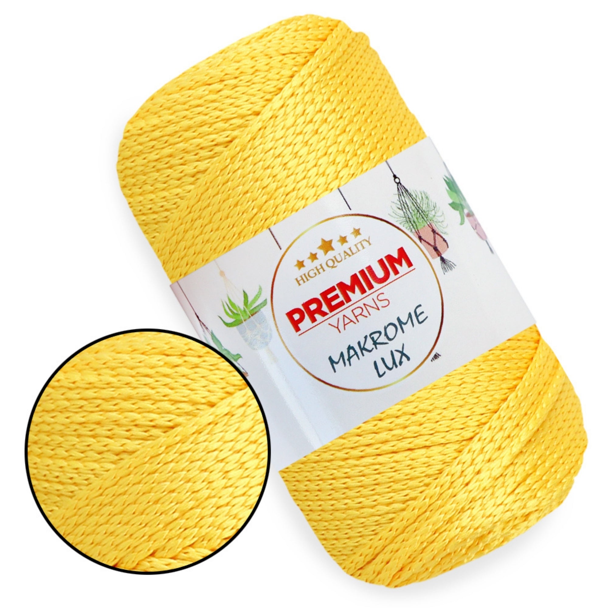 Premium Yarns Makrome Lux, 16 colors, 3.52 oz / 197 yds