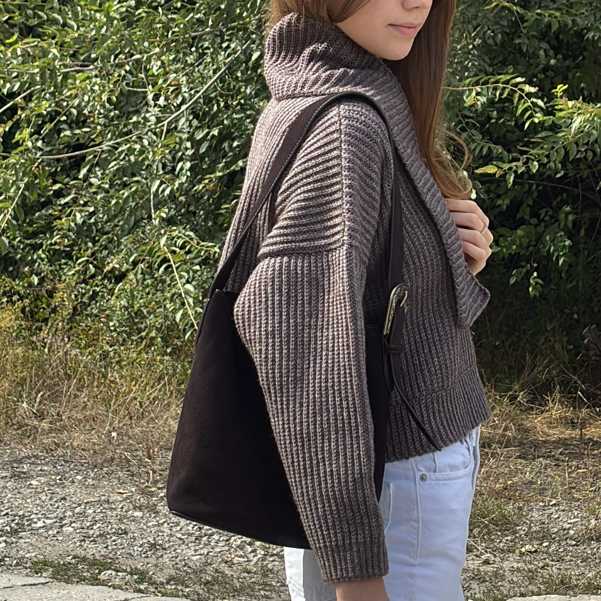 SCARF SWEATER Crochet Pattern (skill level intermediate)