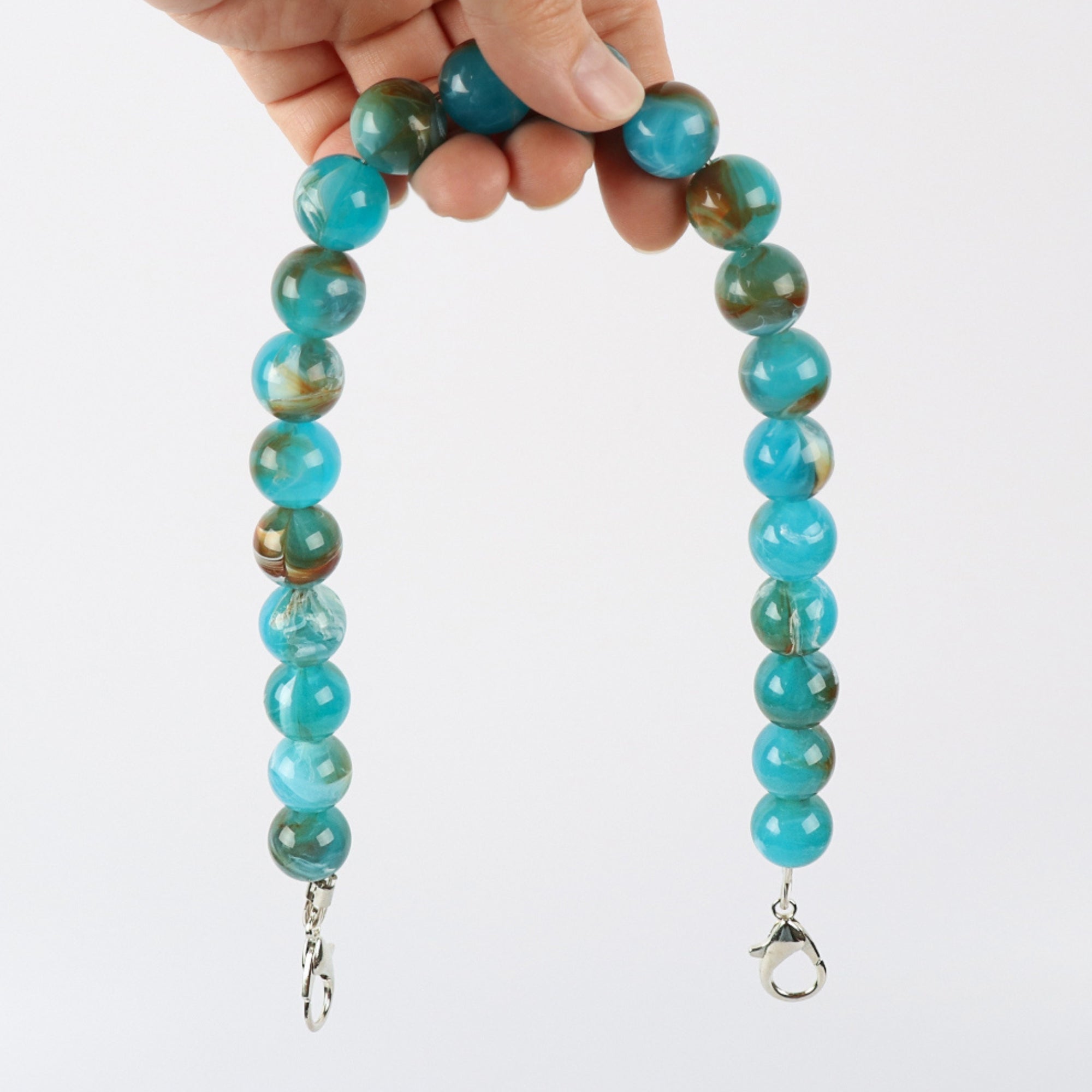 Beaded bag handles, 9 colors, 20 inch / 50 cm