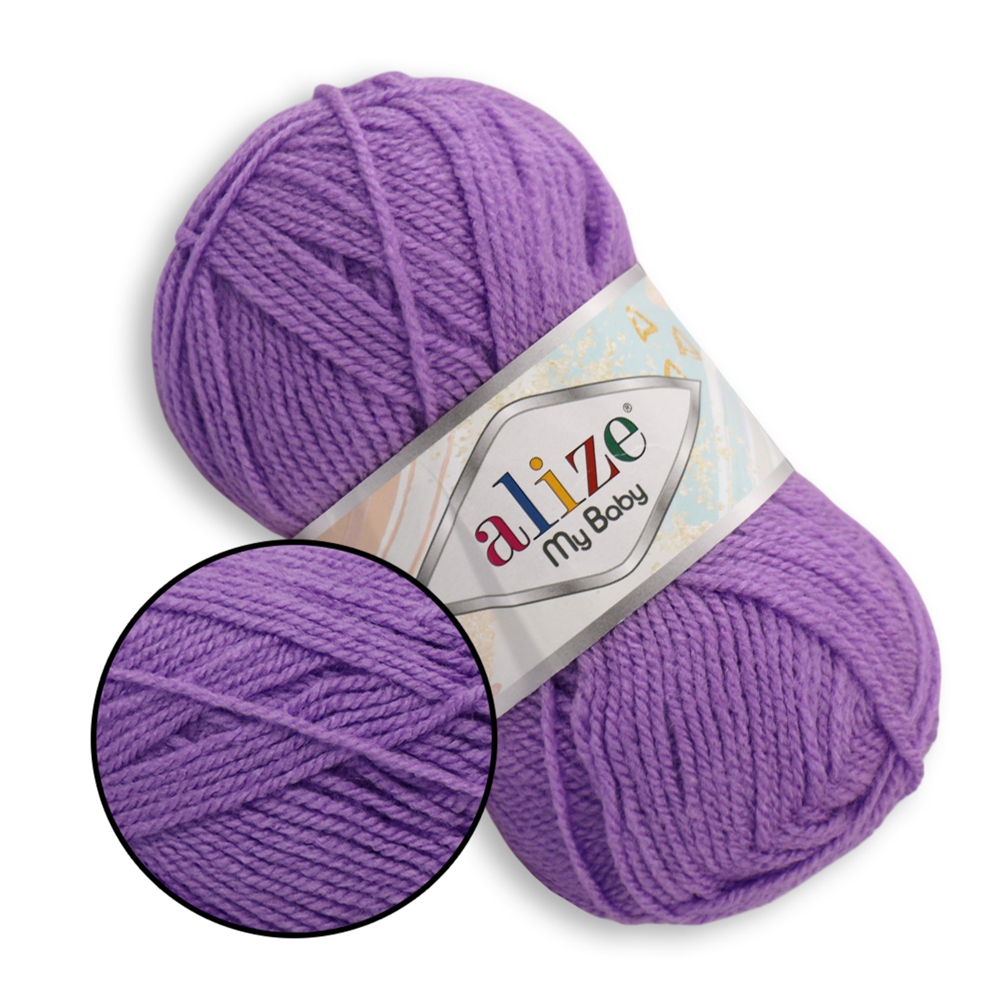 Alize My Baby, 42 colors, 4.1 oz / 394 yds